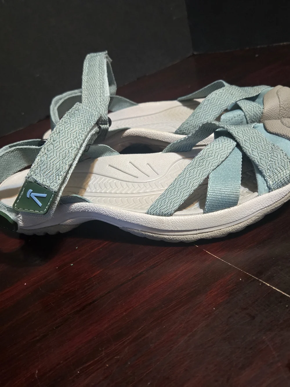 Keen Bali Strap Womens 7 Blue Strappy Closed Toe All Outdoor Hike Water Sandals